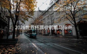 2026世界杯票价前瞻与指南