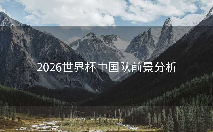 2026世界杯中国队前景分析