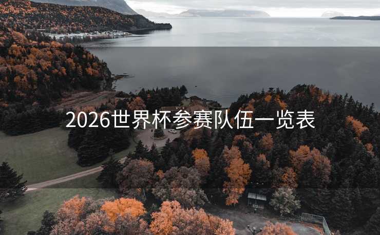 2026世界杯参赛队伍一览表